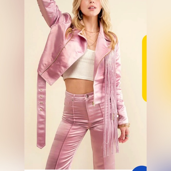 Pink jacket & pants set - Picture 2 of 8